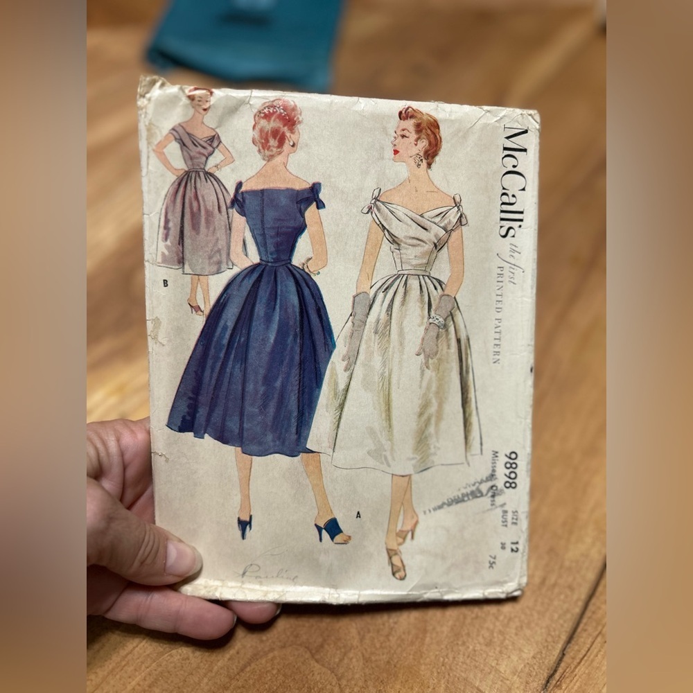 Vintage McCall's Dress Pattern 1954. Size 12